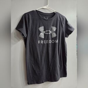 Under Armour Charcoal Freedom Tee